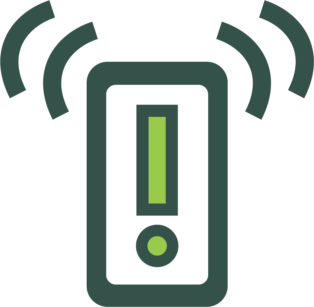 mobile monitoring icon